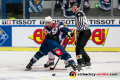 Kirill Brikun (Yunost Minsk) beim Bully mit Mark Voakes (EHC Red Bull Muenchen) iim Achtelfinal-Rückspiel der Champions Hockey League zwischen dem EHC Red Bull München und Yunost Minsk (Weißrussland) am 20.11.2019.