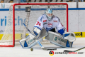 Dustin Strahlmeier (Torwart, Schwenninger Wild Wings) in der Hauptrundenbegegnung der Deutschen Eishockey Liga zwischen dem EHC Red Bull München und den Schwenninger Wild Wings am 01.03.2020.